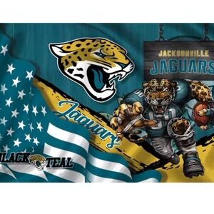 Jacksonville Jaguars Football Flag 3x5 Feet Grommets Fast Same Day Shipping
